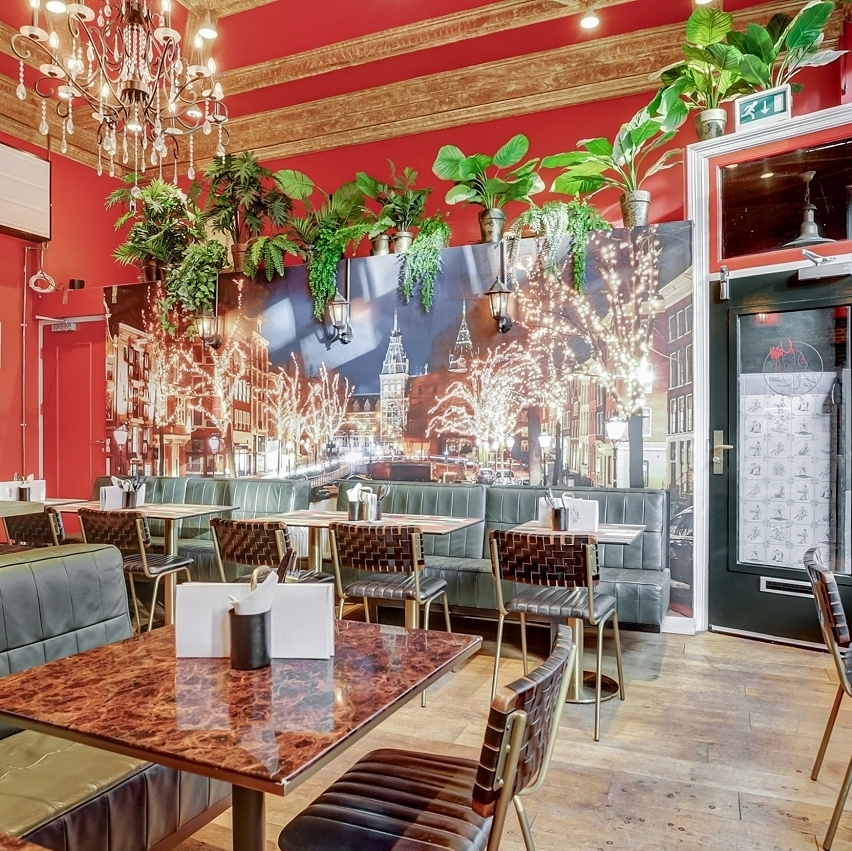 Hotel 5 kamers en horecaruimte Amsterdam